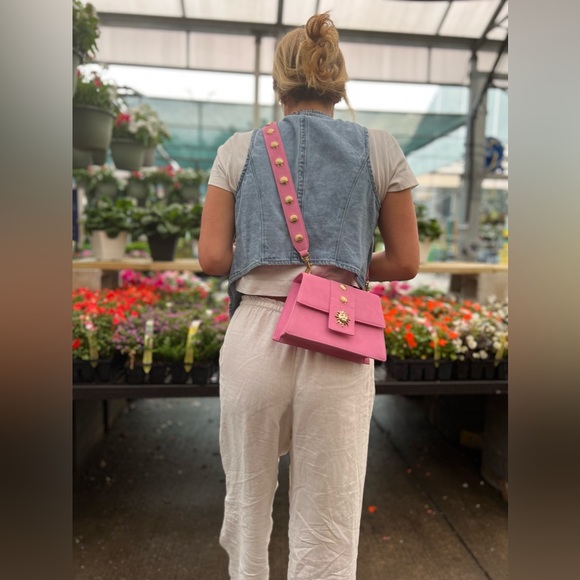 Poppy Lissiman Pink Tamarama Bag seashell detail - Picture 7 of 8